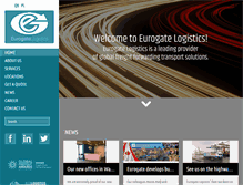 Tablet Screenshot of eurogate.com